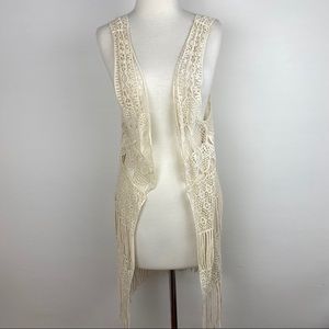 DUSTER Cream Lace